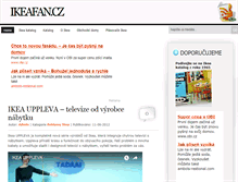 Tablet Screenshot of ikeafan.cz